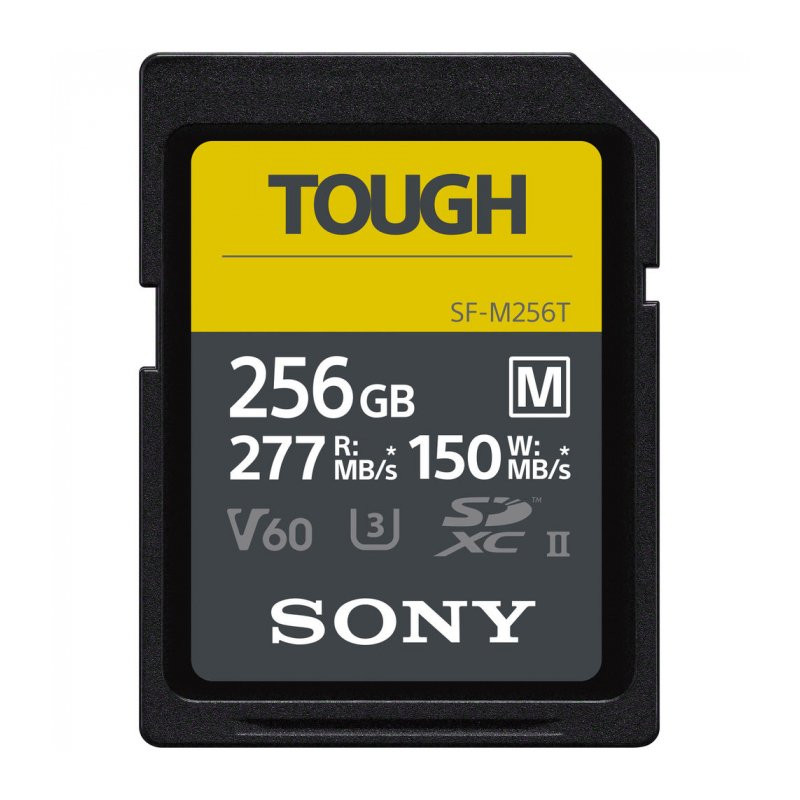 Карта памяти Sony SF-M TOUGH UHS-II U3 V90 150/277 MB/s (SF-M256T)