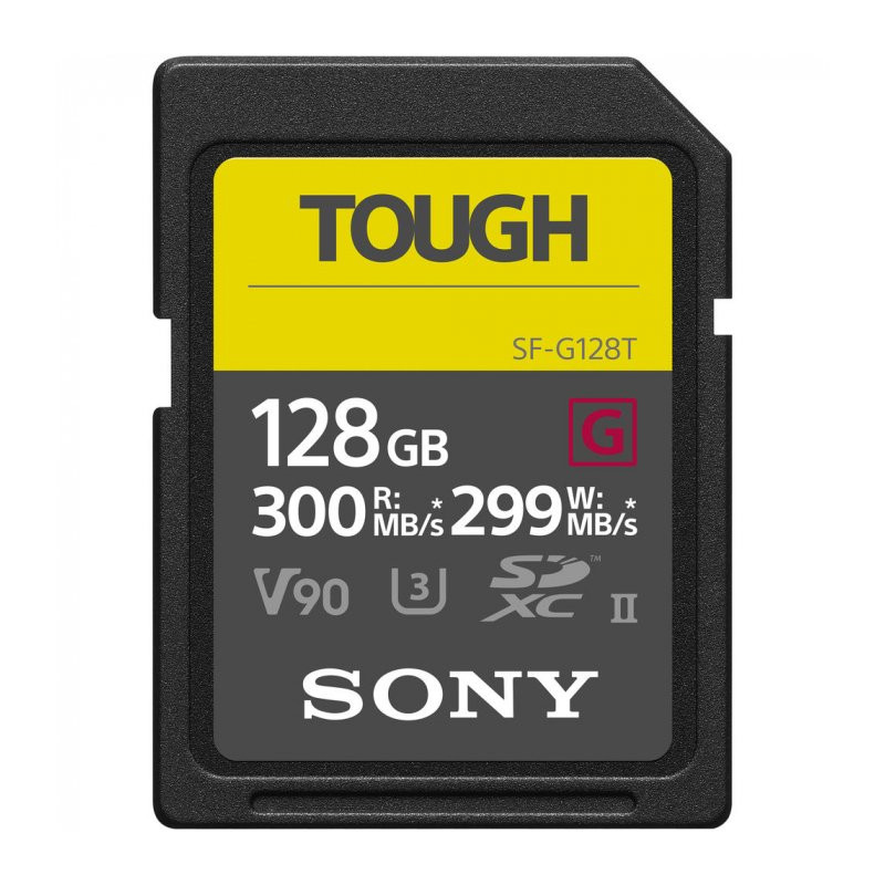 Карта памяти Sony SF-G128T TOUGH UHS-II U3 V90 SDXC 128GB