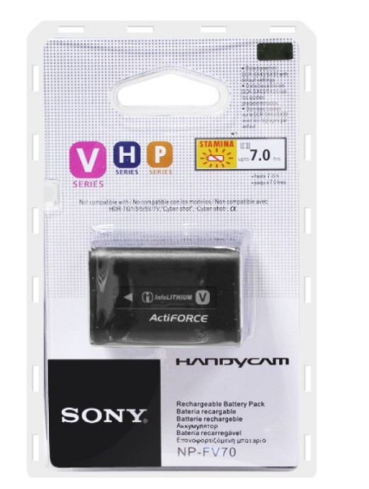 Аккумулятор Sony NP-FV70A
